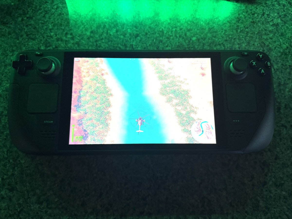 #ClearedHot runs great on the #SteamDeck 

Was getting a solid 40fps with dips down to the low 30s.  Hoping for some optimization for the full release. <a href="/colin_k/">Colin Karpfinger</a> <a href="/micro_prose/">MicroProse</a> 

Controls worked just fine with some UI issues, so I just used the touch screen.