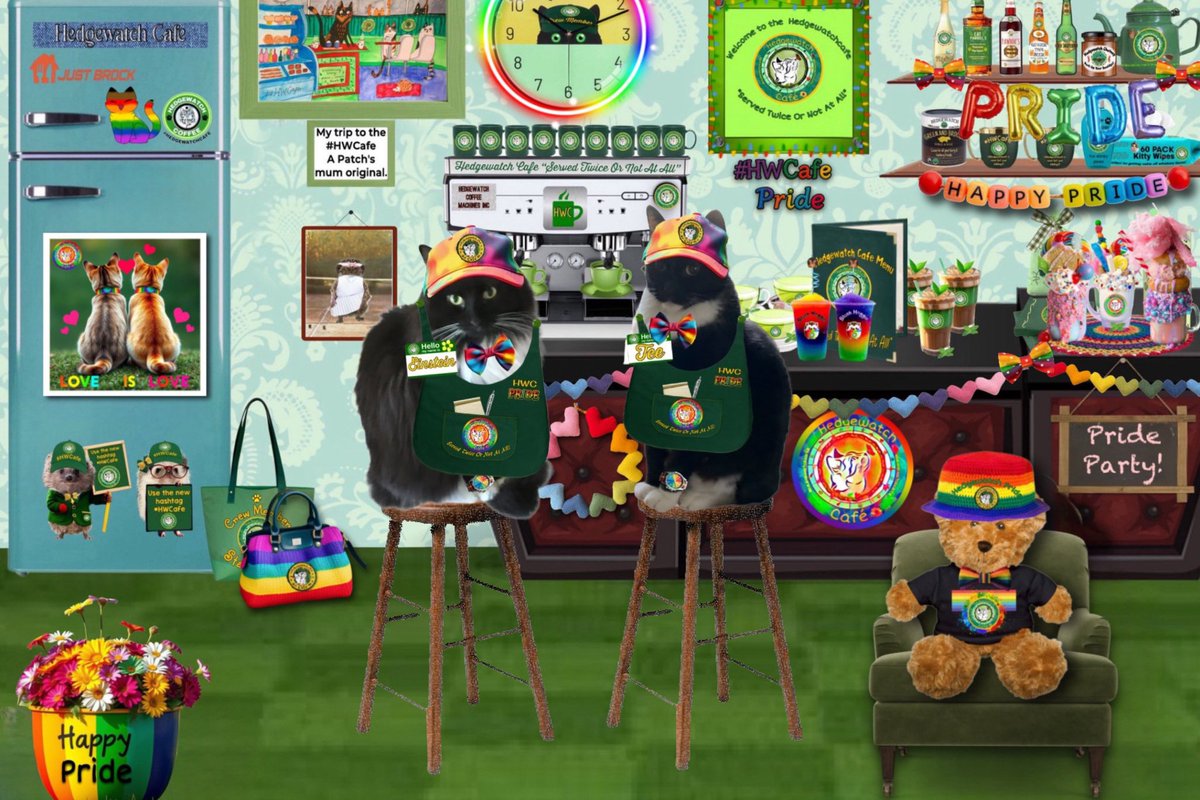 Canyon Cats (@canyoncats92676) on Twitter photo Paw waves ๐พ๐พ
Brofur Einstein and I are serving as purristas at # HWCafe today. Weโre so happy to be on the same shift as Biccy <a href="/Biscuit_Meow/">Biscuit๐ป๐ฆ๐พ๐</a> and Seamus.
Please enjoy the food and friends and fun!
Tee and Einstein ๐พ๐๐พโฅ๏ธ Paw waves ๐พ๐พ
Brofur Einstein and I are serving as purristas at # HWCafe today. Weโre so happy to be on the same shift as Biccy <a href="/Biscuit_Meow/">Biscuit๐ป๐ฆ๐พ๐</a> and Seamus.
Please enjoy the food and friends and fun!
Tee and Einstein ๐พ๐๐พโฅ๏ธ