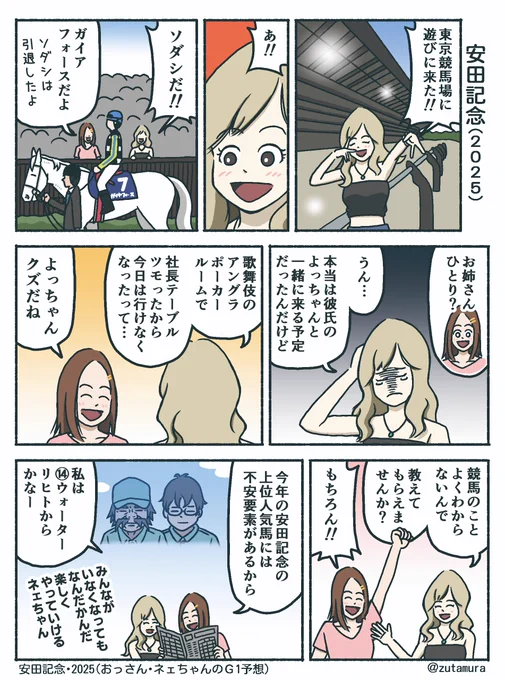 おっさん、ネェちゃんのG1予想
(という名のただの雑談)マンガ

安田記念・2025年

ウォーターリヒト 