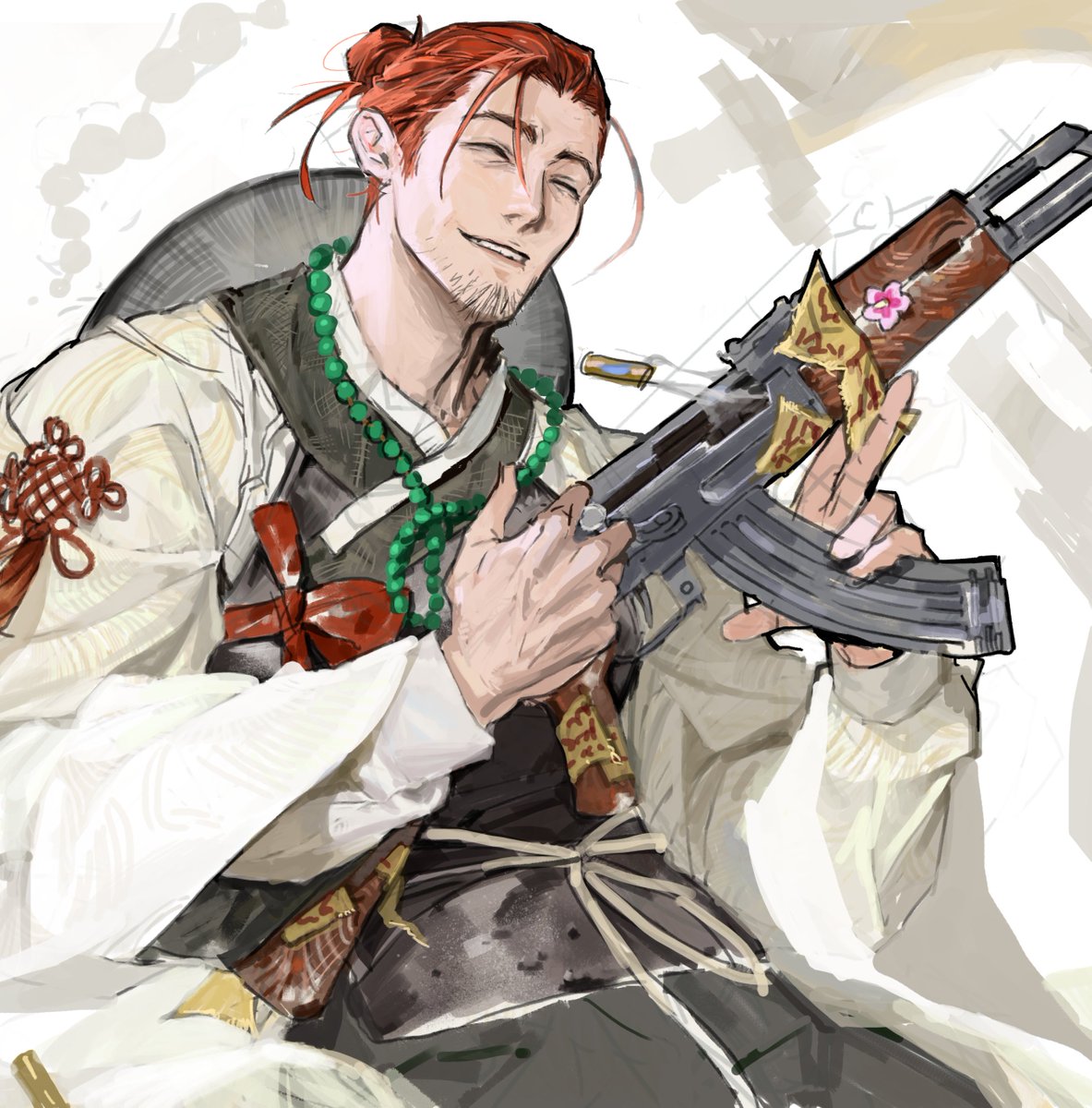 한국풍아재는총으로퇴마 낙서좌