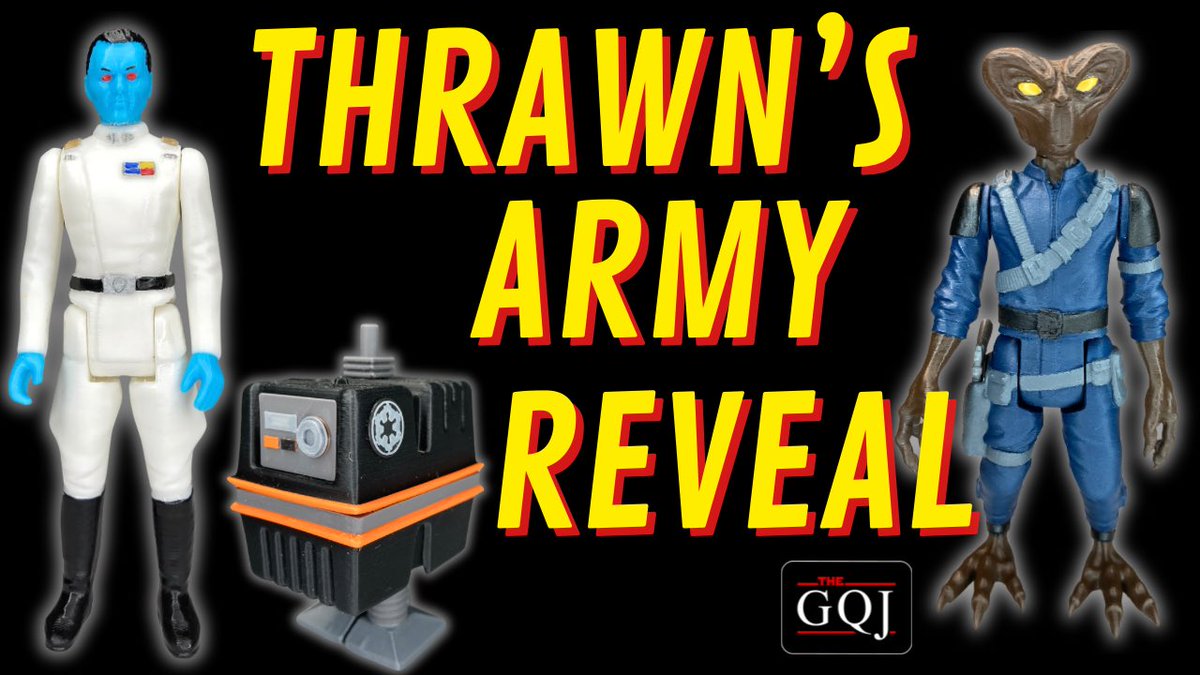 Grand Admiral Thrawn's Army Reveal! NEW Star Wars Figures
youtu.be/1Xcqmreg4e8

#starwars #kenner #vintagestarwars #grandadmiralthrawn #thrawn #actionfigures #starwarstoys #starwars375 #starwars #toys #retro #thegqjedi