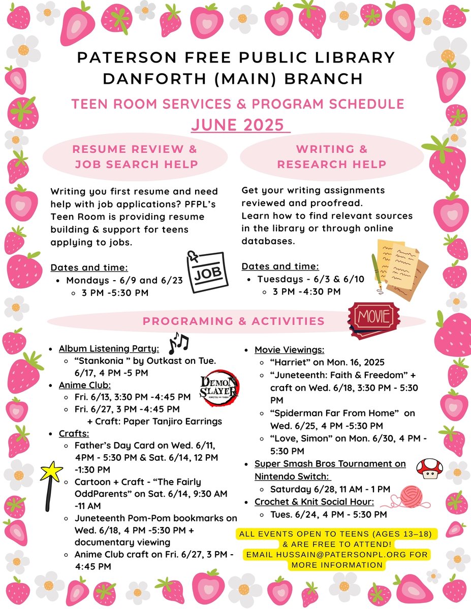 Paterson Library tweet media