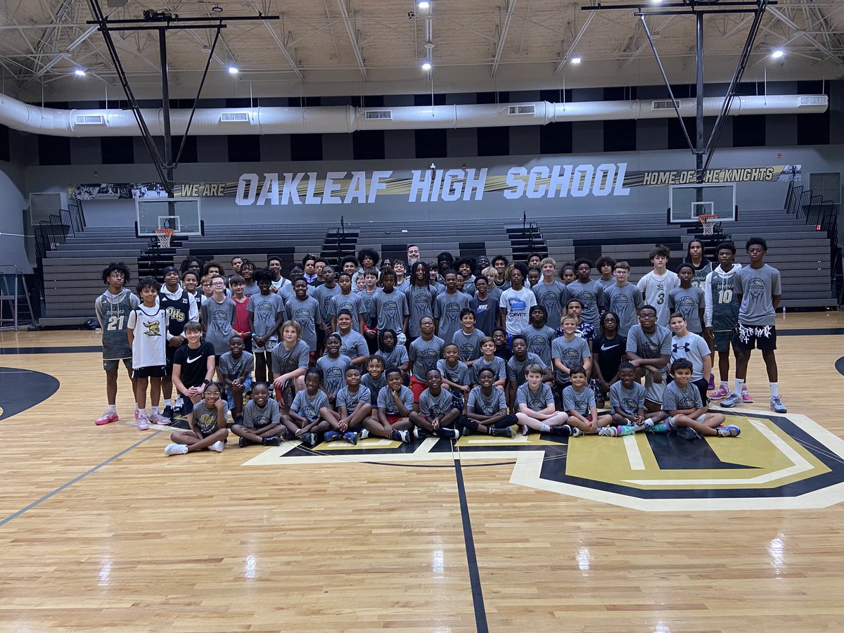 Week 1 Completed of the 14th Annual Oakleaf High School Boys Basketball Youth Summer Camp, great campers and counselors, looking forward to week 2. #Team16 #TBG