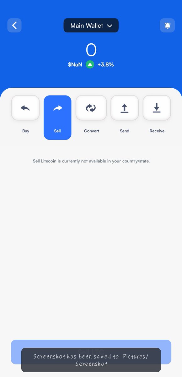 graceful001's tweet photo. Decided to see what it looks like🤷🏼

Selling and buying is not available in my area but I can receive and send $LTC 🤦🏼‍♀️ https://t.co/SkOsR2924F