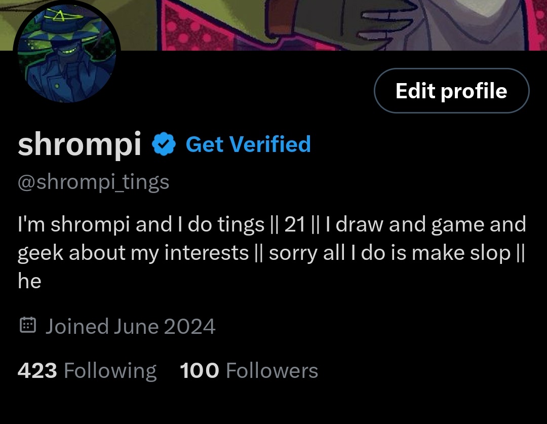 shrompi_tings's tweet image. thANKS FOR 100 BILLION FALLOWERS give me things to draw in celebration y'all are awesome