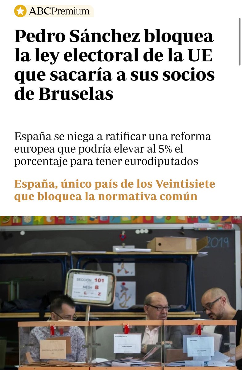 🛑 Junts, PNV, Bildu, ERC y Podemos son ILEGALES ahora mismo si Pedro Sánchez plica la Ley de la Unión Europea. 

Lo sabías?