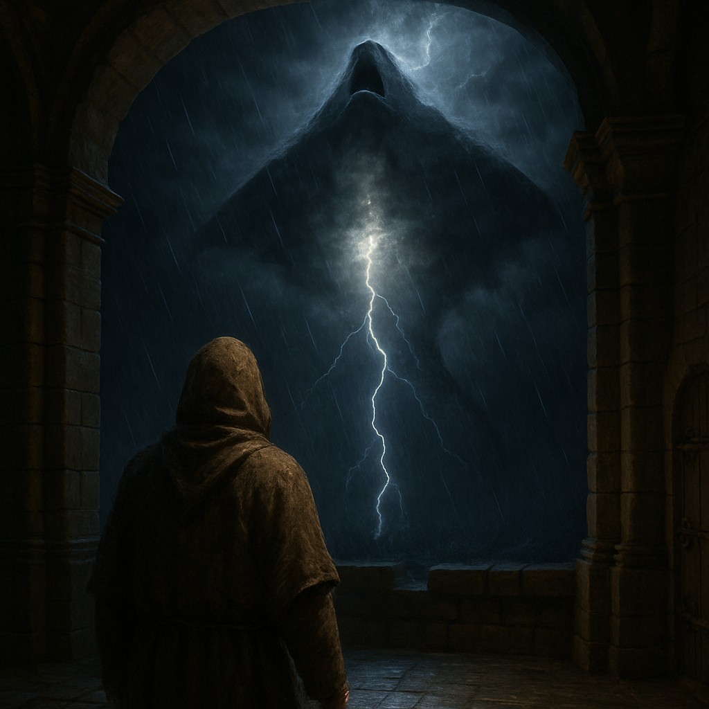duncanr2's tweet photo. Image generation has come a long way. I had a go at reproducing three images that have stuck with me for years from nightmares I have had. Considering how little I can convey of them in a paragraph of text, these are impressive, though none of them is right. https://t.co/kuRAnNw7rT