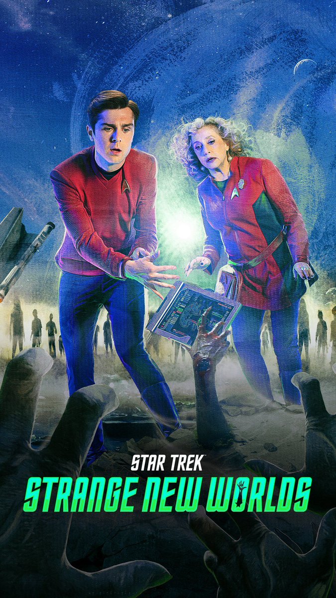 Beautiful new posters for the upcoming third season  of @startrek #StrangeNewWorlds! The season premiere is on July 17, 2025!