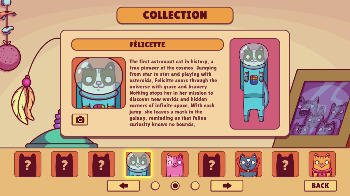 Pungo_game's tweet image. ✨ Unlock a lot of different cats in Pungo!
🐈Did you know that some of them are based in real cats?
🎮 Wishlist now this super fun kitty-themed take on Pong: store.steampowered.com/app/3603010/Pu…
#screenshotsaturday #IndieGameDevs #Indiegame #indiedev #gamedev #madewithUnity #cats #steam