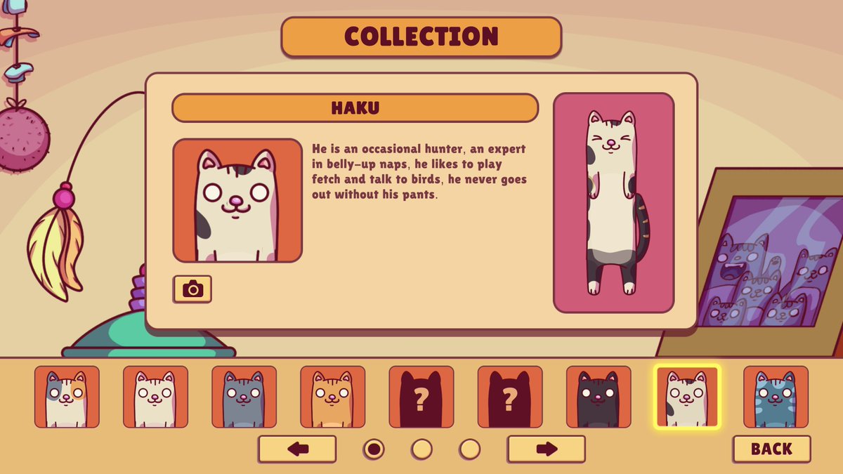 Pungo_game's tweet image. ✨ Unlock a lot of different cats in Pungo!
🐈Did you know that some of them are based in real cats?
🎮 Wishlist now this super fun kitty-themed take on Pong: store.steampowered.com/app/3603010/Pu…
#screenshotsaturday #IndieGameDevs #Indiegame #indiedev #gamedev #madewithUnity #cats #steam