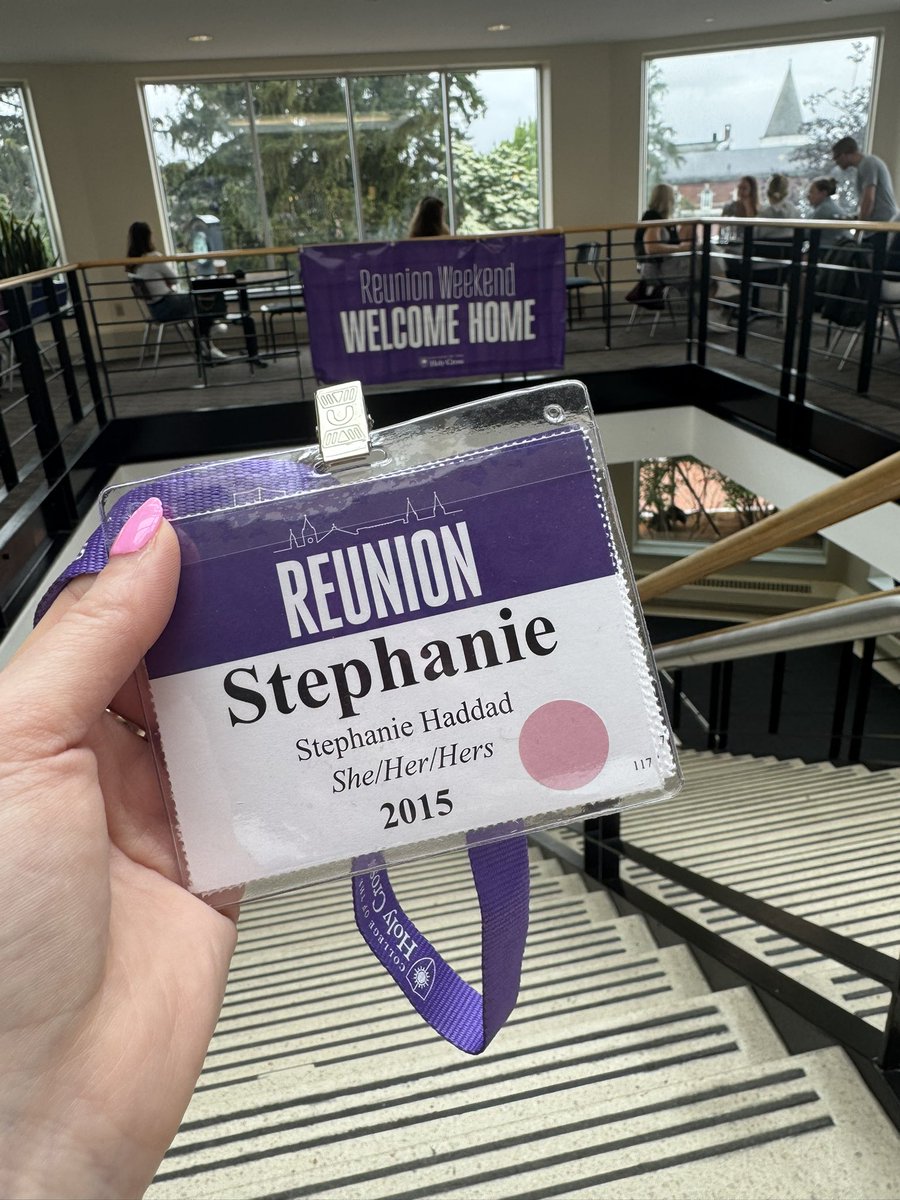Stephanie A. Haddad, DO (@drsahaddad) on Twitter photo Excited to be back on campus <a href="/holy_cross/">College of the Holy Cross</a> for my 10-year college reunion #HC #bleedpurple #undergrad Excited to be back on campus <a href="/holy_cross/">College of the Holy Cross</a> for my 10-year college reunion #HC #bleedpurple #undergrad