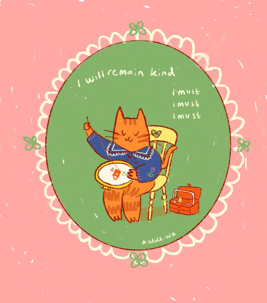 byalicewilliams's tweet photo. i will remain kind 🍀🧵🪡 https://t.co/Bm6EwMOtPz