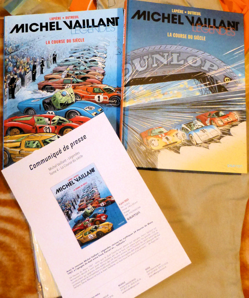🇫🇷 Michel Vaillant Fan Club 🏁 (@clubvaillant) on Twitter photo 🆕LA COURSE DU SIÈCLE🆕
💥Avec la nouvelle version en tirage limité de cet album "Légendes" de la série <a href="/MichelVaillant_/">Michel Vaillant</a> c'est 2 albums pour "La course du siècle" qui comporte une histoire courte inédite "A toi de voir Steve" ....💥
⏭️fanclub-vaillant.forumactif.com/t1194-a-toi-de…⏮️ 🆕LA COURSE DU SIÈCLE🆕
💥Avec la nouvelle version en tirage limité de cet album "Légendes" de la série <a href="/MichelVaillant_/">Michel Vaillant</a> c'est 2 albums pour "La course du siècle" qui comporte une histoire courte inédite "A toi de voir Steve" ....💥
⏭️fanclub-vaillant.forumactif.com/t1194-a-toi-de…⏮️