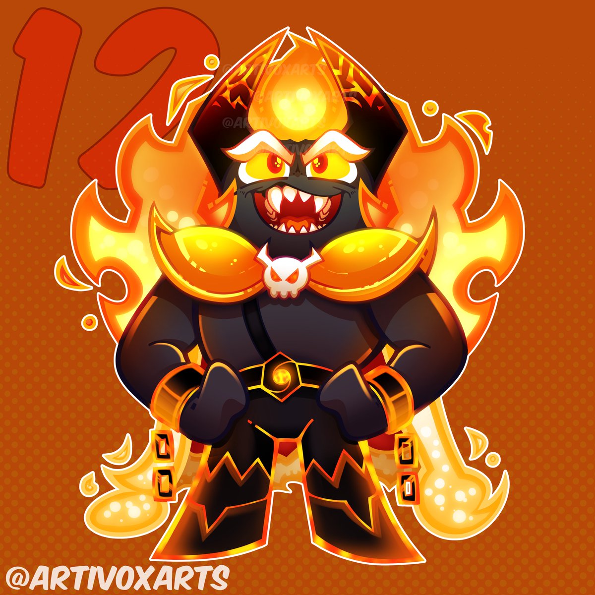 ArtivoxArts's tweet image. 🔥 “Heard of the spice overlord? Yeah, that&apos;s ME!” 🔥

#Artivox100Characters #Capsaicincookie #cookierun #cookierunkingdom