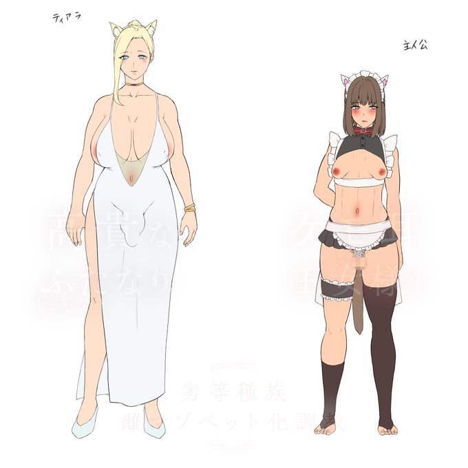 新作の同人音声作品「高貴なケモ耳ふたなり王女様による劣等種族雌マゾペット化調教」の配信が無事開始されました!! こちらは設定画、ストーリー、人物紹介についてです。