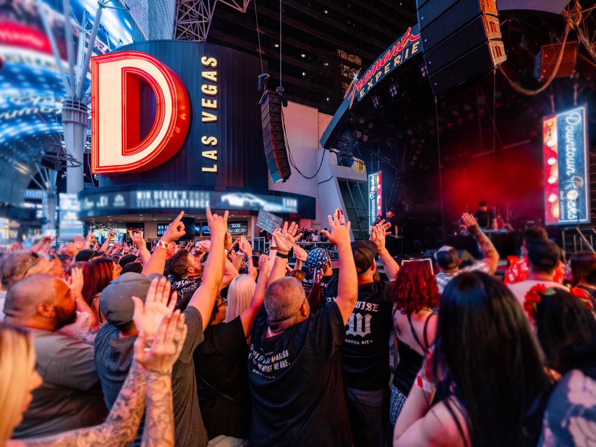 the D Casino Hotel (@thedlasvegas) on Twitter photo We've got a ton of great FREE concerts coming up in <a href="/FSELV/">Fremont Street Exp</a>'s #DowntownRocks Summer Concert Series! 🤘 Which one are YOU most pumped for?
Full lineup: vegasexperience.com/dtr/
#theDLasVegas #DTLV We've got a ton of great FREE concerts coming up in <a href="/FSELV/">Fremont Street Exp</a>'s #DowntownRocks Summer Concert Series! 🤘 Which one are YOU most pumped for?
Full lineup: vegasexperience.com/dtr/
#theDLasVegas #DTLV