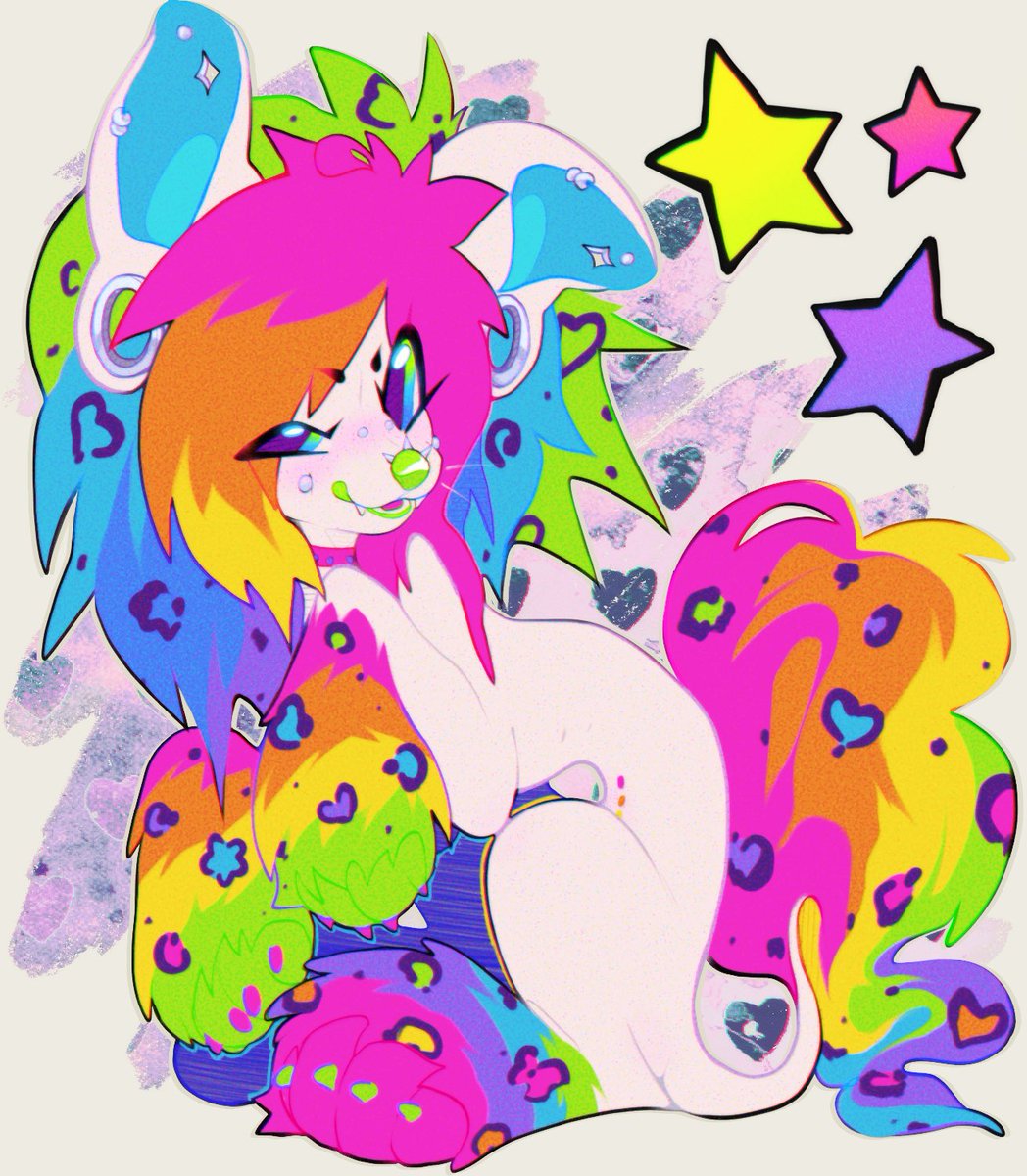 little kandi ravefurrr 🌈💟✨