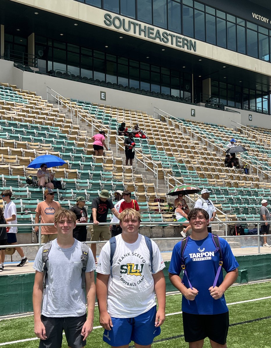 Sawyer Wells (@sawyerwells60) on Twitter photo Had a great time at <a href="/LionUpFootball/">Southeastern Football</a> camp. I want to thank all the coaches that coached me and my teammates up! <a href="/Beau_GeorgeOL/">Beau Georges</a> <a href="/Coach_Scelfo/">Frank Scelfo</a> <a href="/ScelfoA_/">Anthony Scelfo</a> <a href="/CoachSamGregg/">Sam Gregg</a> <a href="/CoachLJLeonard/">LJ Leonard</a> <a href="/TreyNunez/">Trey Nunez</a> <a href="/CoachSlaughter2/">Coach Slaughter SLU</a> <a href="/coachmertensSLU/">Coach David Mertens</a>
#LionUp Had a great time at <a href="/LionUpFootball/">Southeastern Football</a> camp. I want to thank all the coaches that coached me and my teammates up! <a href="/Beau_GeorgeOL/">Beau Georges</a> <a href="/Coach_Scelfo/">Frank Scelfo</a> <a href="/ScelfoA_/">Anthony Scelfo</a> <a href="/CoachSamGregg/">Sam Gregg</a> <a href="/CoachLJLeonard/">LJ Leonard</a> <a href="/TreyNunez/">Trey Nunez</a> <a href="/CoachSlaughter2/">Coach Slaughter SLU</a> <a href="/coachmertensSLU/">Coach David Mertens</a>
#LionUp
