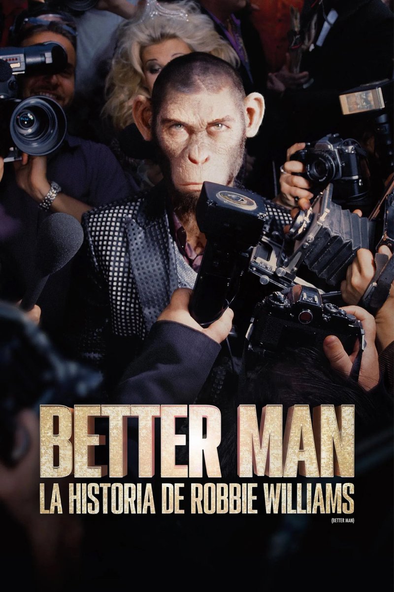 PrimeVideoLat's tweet photo. “Better Man”, la biopic de Robbie Williams que no sabías que necesitabas ver 🤩

Si eres fan de Robbie te va a encantar, pero si no lo eres tanto, TE VA A ENCANTAR ✨

Disponible en Prime Video 💙🙈 https://t.co/WU8CaEJJC6