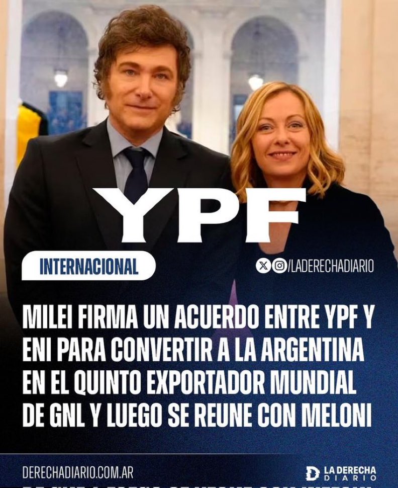 🗽 ARGENTINA PODRÍA CONVERTIRSE EN QUINTO EXPORTADOR MUNDIAL DE GAS NATURAL LICUADO 

¿BANCAS el ACUERDO?👇🏼👇🏼👇🏼👇🏼