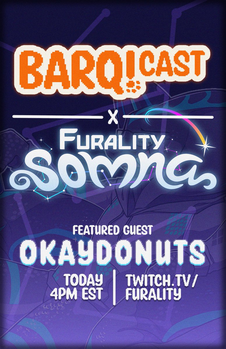 BARQ! (@barqofficial) on Twitter photo β¨BARQ!CAST X FURALITYβ¨
β³4PM EST TODAY ON THE EVENT STAGEβ³
πFT. #1 TAIL ENJOYER <a href="/OkayDonuts/">OkayDonuts</a>π β¨BARQ!CAST X FURALITYβ¨
β³4PM EST TODAY ON THE EVENT STAGEβ³
πFT. #1 TAIL ENJOYER <a href="/OkayDonuts/">OkayDonuts</a>π