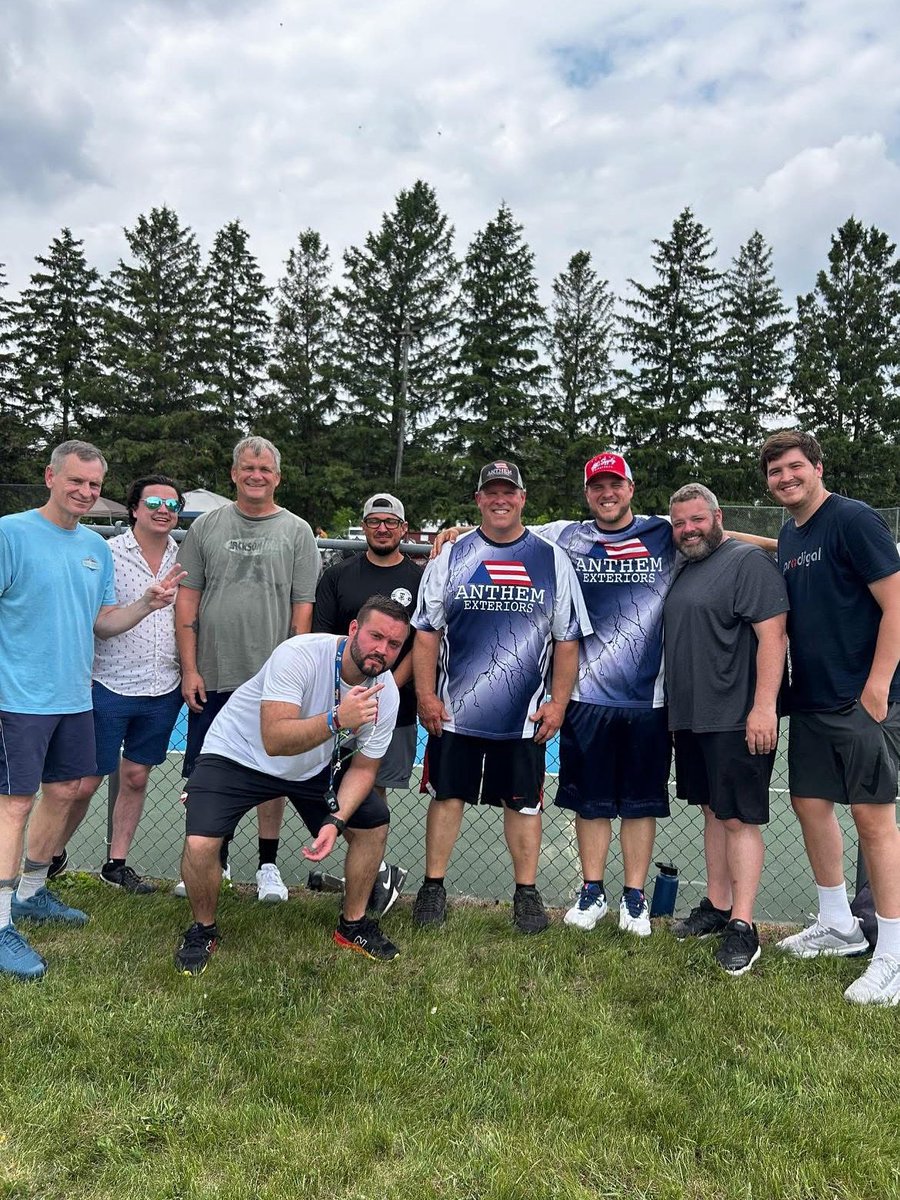 Our men had a blast playing in a #pickleball tournament!
