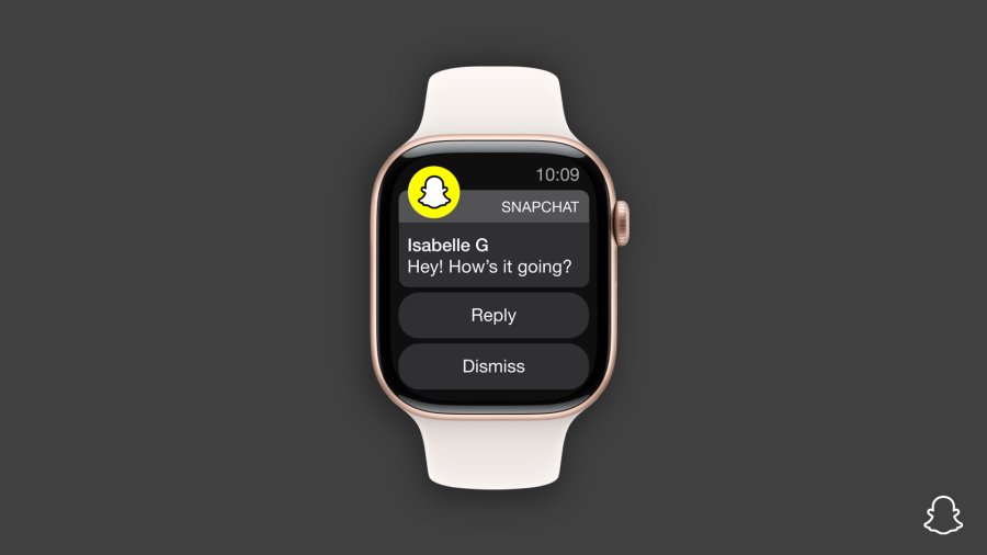 Snapchat’a Apple Watch desteği geldi.