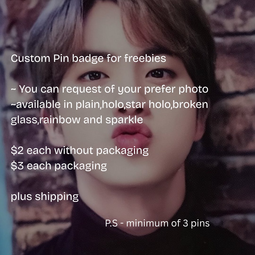 To my US moots I'm selling badges for freebies..

Please dm me if you're interested 🥺
Thank you