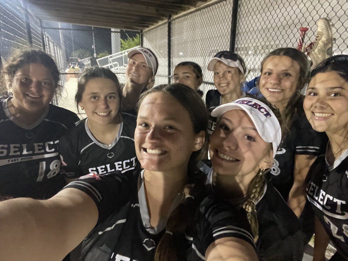 This is what the girls like after going 3-0 on their first day back at work this summer!  Love to see the smiling faces!