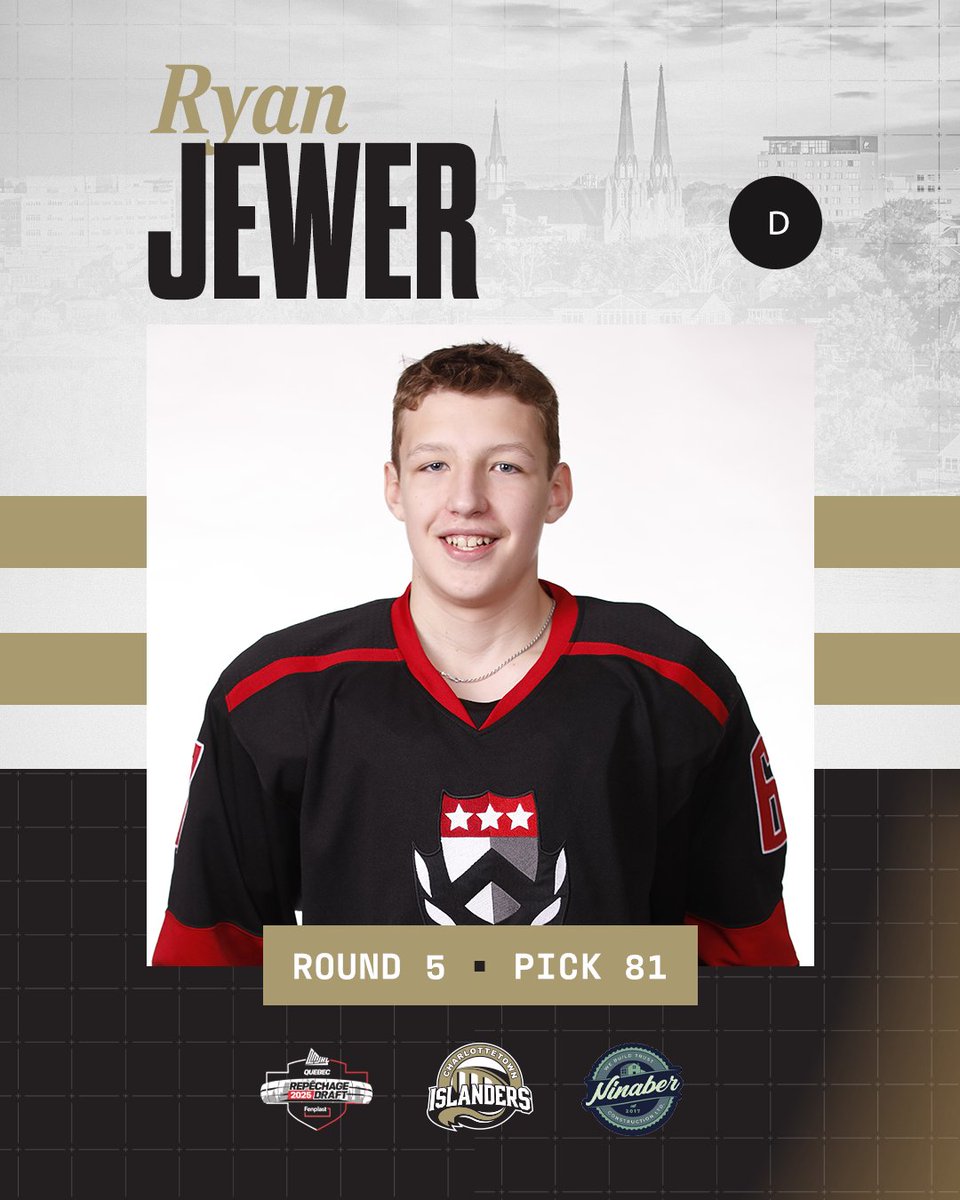 With the 81st overall pick in the 2025 #QDraft, we are proud to welcome from South Kent School, Ryan Jewer.

Welcome to the Island!