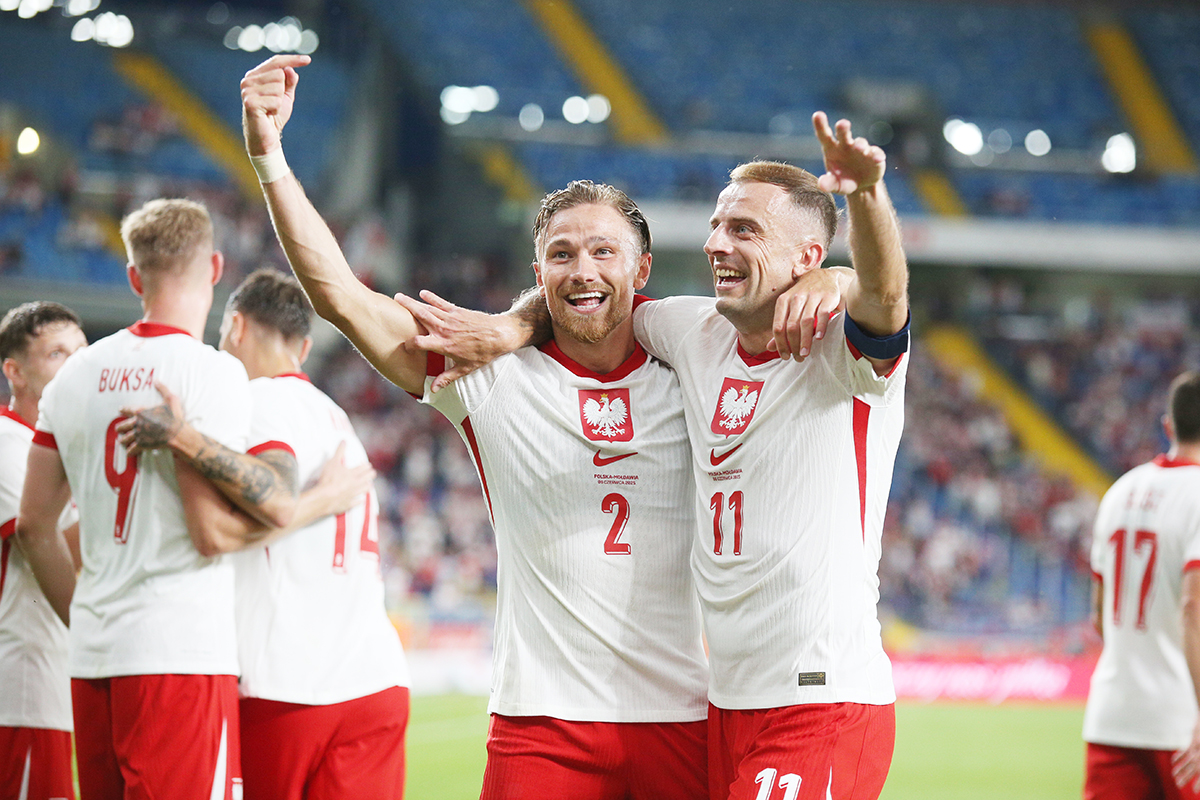 darekhe's tweet photo. Polska - Mołdawia 2:0, 06.06.2025 - Chorzów - Stadion Śląski. Mecz towarzyski, pożegnalny mecz Kamila Grosickiego z reprezentacją. Bramki w tym spotkaniu zdobyli Matty Cash i Bartosz Slisz. https://t.co/3EkA5zF3uL