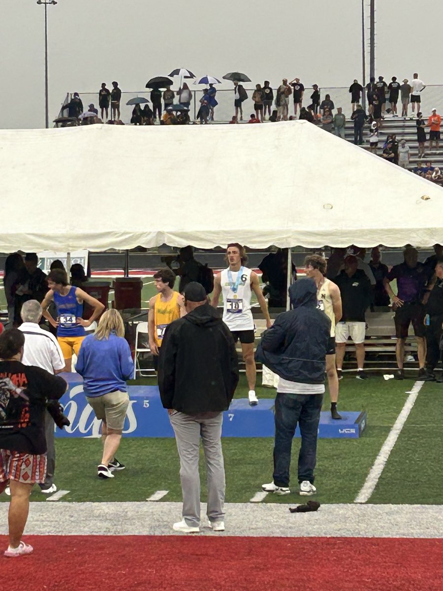 Congrats to Jack Yoder for finishing 7th in the 800m last night. First individual placer for Concord in a distance race since 1997!