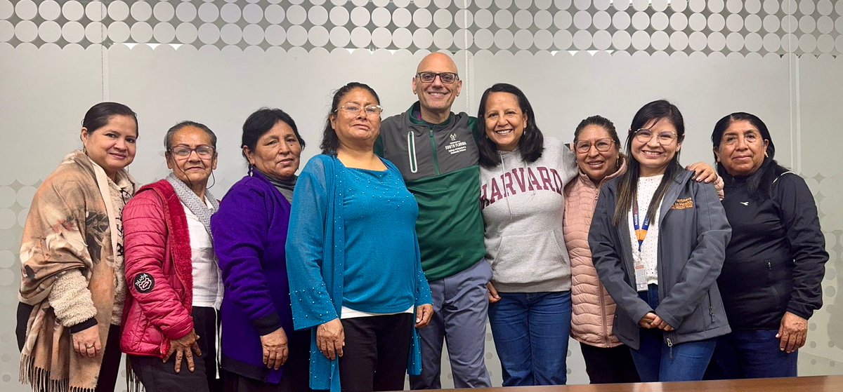 USF’s Dr. Jerome Galea led a training in Peru on the “Do More, Feel Better” depression intervention for caregivers of children with schizophrenia. The project, led by PI Dr. Amber Gum, included Carmen Contreras, Maria Salome Velez &amp; Dr. Isabel Rollandi—first use in Peru!
