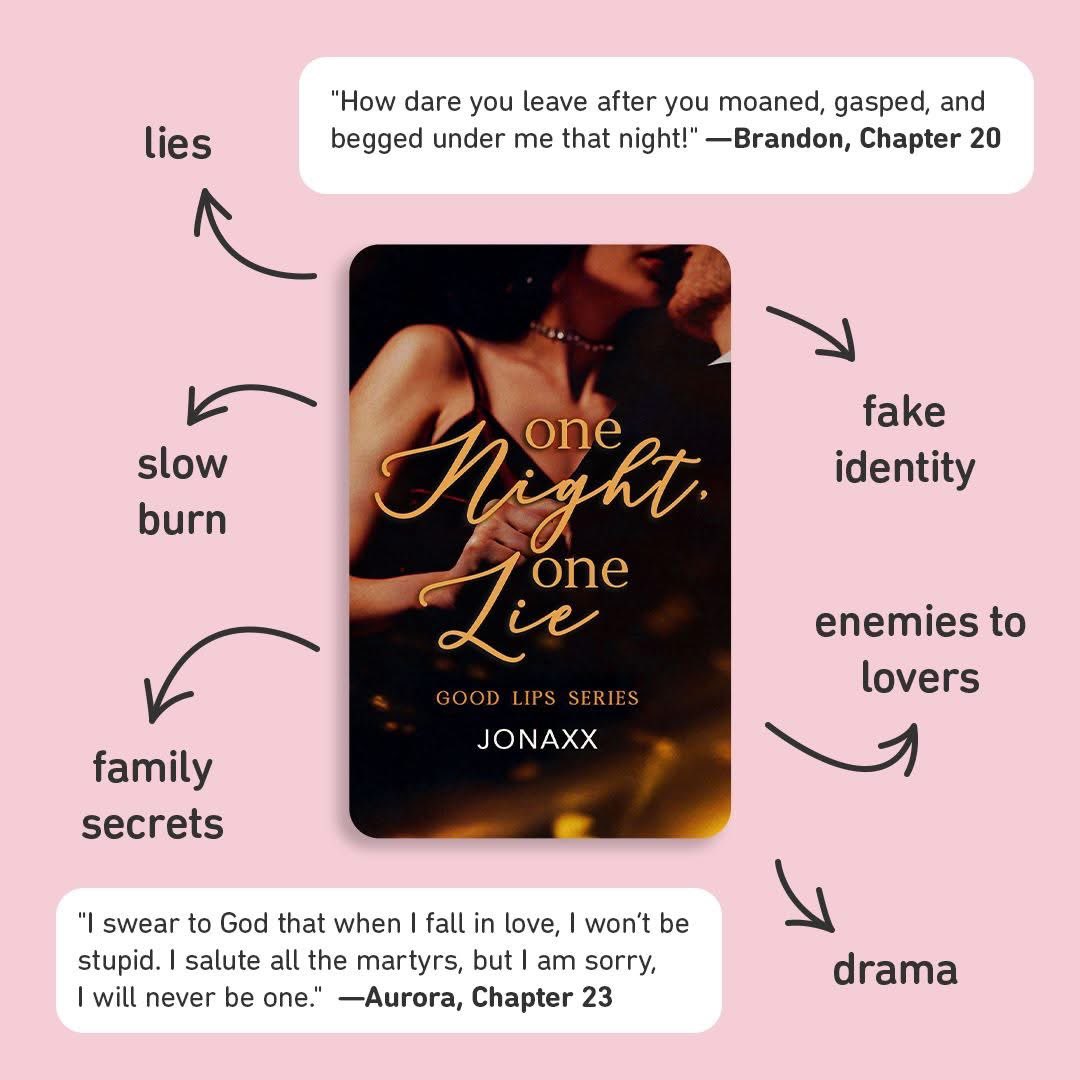 Jonaxxthebest's tweet photo. “The truth has a steep price and Avon is willing to pay for it, even if it's with her heart. 💃

One Night, One Lie by jonaxx is now available in English → https://t.co/LOGsY7kCoK”

(Wattpad) https://t.co/Fz5nVgoxC8