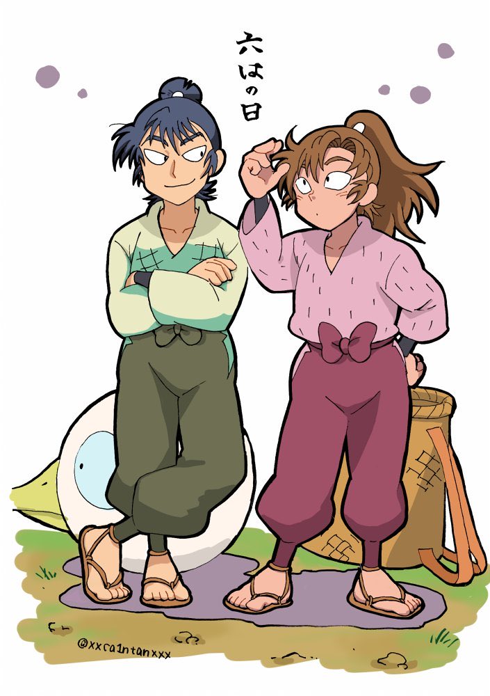 過去絵のみの賑やかし六はの日(タグ無し) 