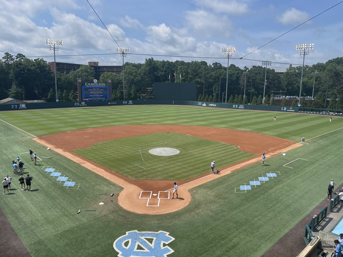 Matt Krause (@mattkrausepxp) on Twitter photo Ready for game two of the Chapel Hill Super Regional between Carolina and Arizona.
A win sends the <a href="/DiamondHeels/">Carolina Baseball</a> to Omaha for the 13th time and first time in back-to-back years since 2008-09.
<a href="/Davenathanonair/">Dave Nathan</a> and I bring you the action at Noon on the THSN! Ready for game two of the Chapel Hill Super Regional between Carolina and Arizona.
A win sends the <a href="/DiamondHeels/">Carolina Baseball</a> to Omaha for the 13th time and first time in back-to-back years since 2008-09.
<a href="/Davenathanonair/">Dave Nathan</a> and I bring you the action at Noon on the THSN!