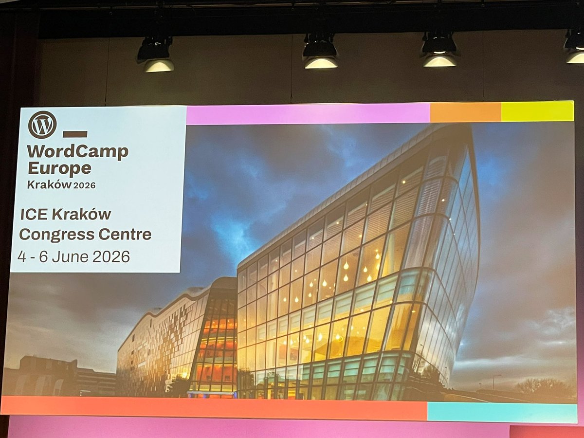 WordCamp 2026 in Krakow #WCEU
