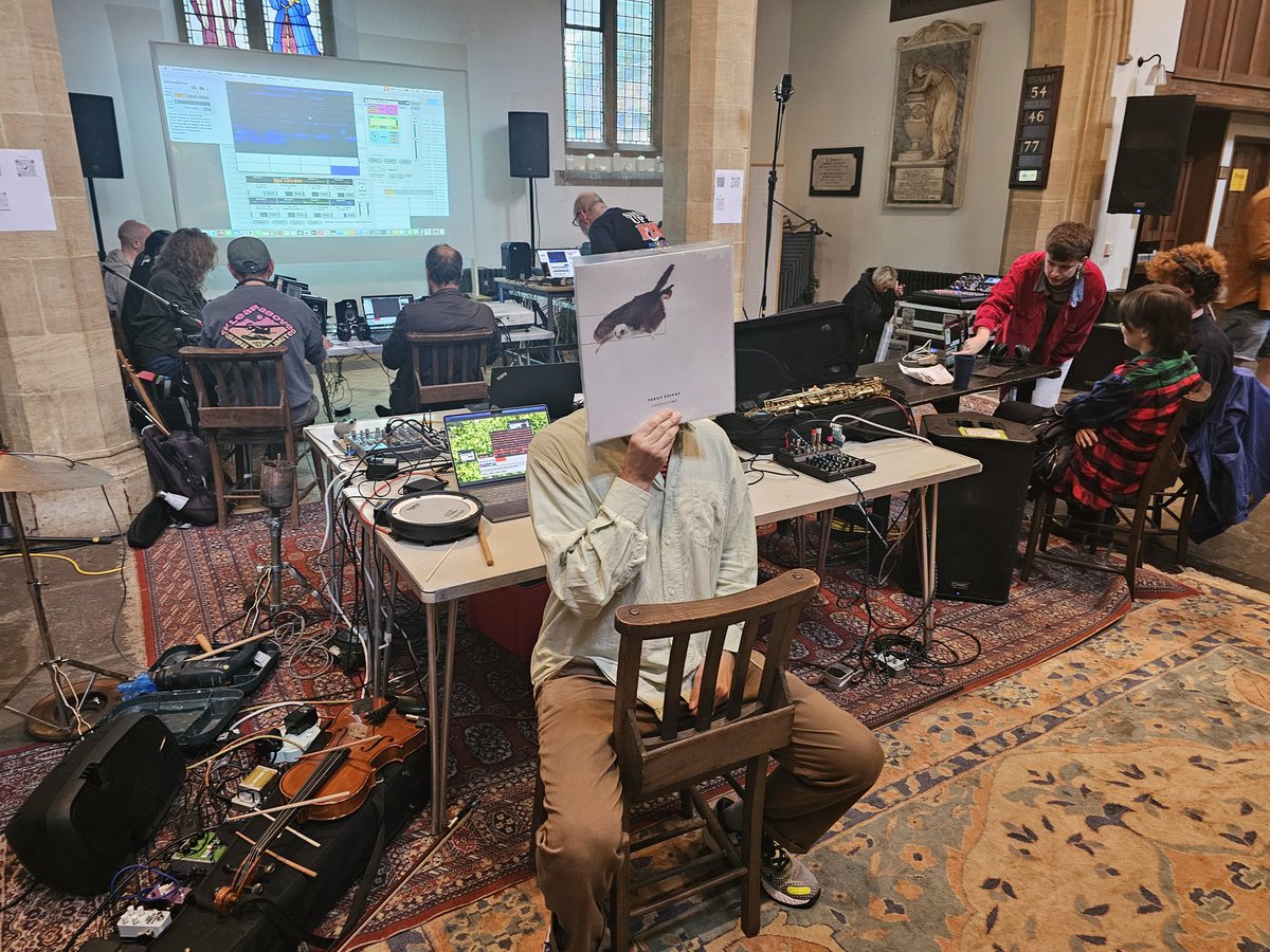 DiatribeRecords's tweet image. Panos Ghikas and Dan Herbert's #Unrealtime in action today at the @iklectikartlab #URTEK workshop in The Old Church, Stoke Newington