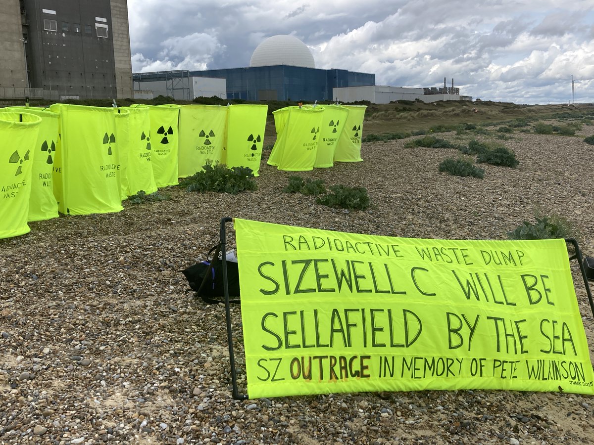 StopSizewellC's tweet photo. .@StopSizewelC and @SayNo2SizewellC were moved and grateful to welcome fellow #nuclear NGOs @stophinkley, @BlackwaterBANNG and #LowLevelRadiation & Health Conference to our #SizewellC #Outrage Rally today; thanks also to @NFLAUKandI for the statement of #solidarity
#StopSizewellC https://t.co/A1050izdCh