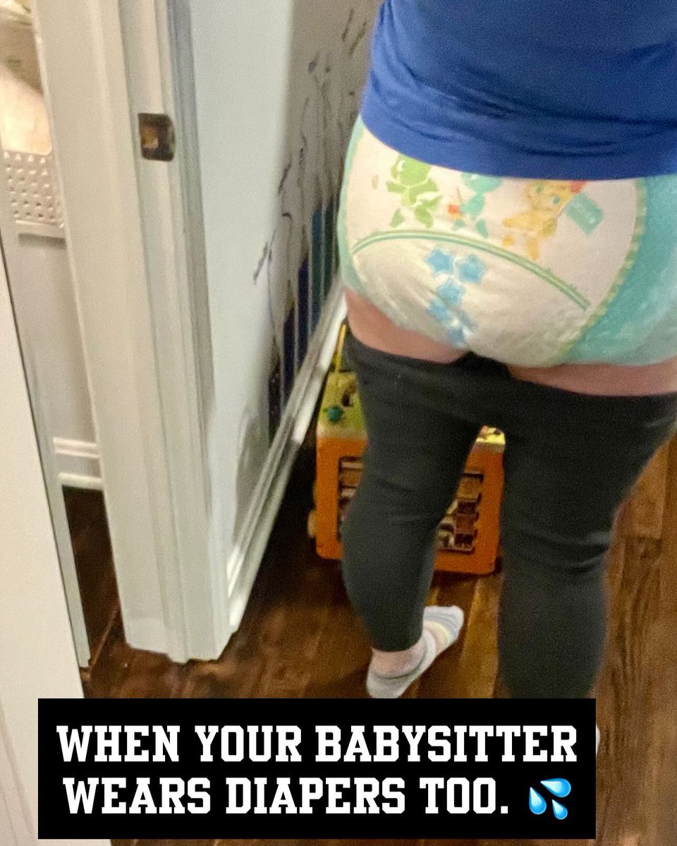 DommymommyK's tweet photo. Should we wear matching diapers? ☺️ https://t.co/bN72Vlc8Kv