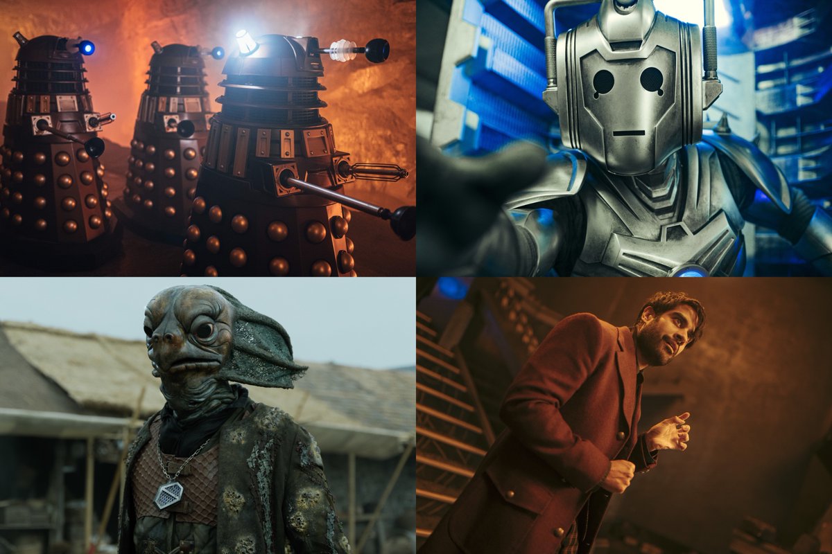 EvenCollins1999's tweet image. In an alternate universe, we could’ve seen this Doctor Who Season 3. Ncuti, Varada and Millie as the leads. Inua Ellams taking over from RTD as showrunner. Segun Akinola returning as composer. The classic enemies coming back.
#DoctorWho #Season3