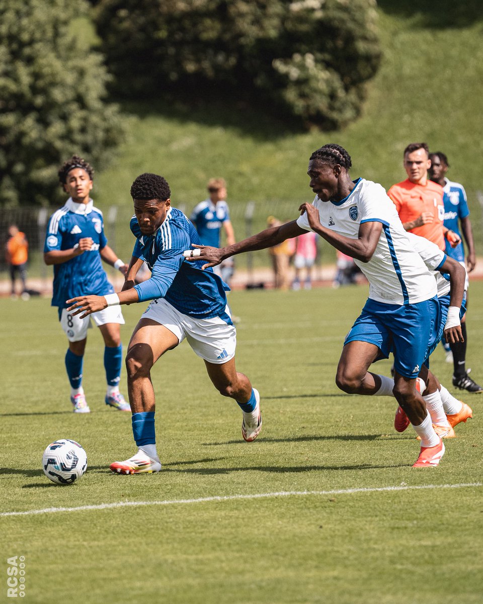 NxtAfricaBaller's tweet photo. After a hard-fought final, Strasbourg U17 lost 4-3 on penalties to Troyes U17.
Well done, boys; we are proud of your talents. 💙
#RCSAESTAC | #PlayoffsU17 l #RacingMutestAcadémie https://t.co/lZQSwSQFBQ