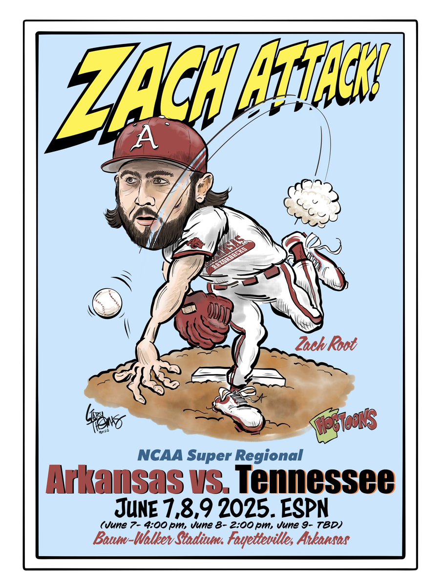 Hogtoons (@realrayzorback) on Twitter photo Rooting for Root! Go Hogs! Beat Tennessee! <a href="/ZachRoot07/">Zach Root</a> <a href="/RazorbackBSB/">Arkansas Baseball</a> <a href="/VanHornHogs/">Dave Van Horn</a> <a href="/GoodyOpsXVIII/">Clay Goodwin</a> <a href="/JSanchez24_7/">Jimmy J. Sanchez</a> #hogtoons #razorbackbaseball #zachroot #ncaabaseball Rooting for Root! Go Hogs! Beat Tennessee! <a href="/ZachRoot07/">Zach Root</a> <a href="/RazorbackBSB/">Arkansas Baseball</a> <a href="/VanHornHogs/">Dave Van Horn</a> <a href="/GoodyOpsXVIII/">Clay Goodwin</a> <a href="/JSanchez24_7/">Jimmy J. Sanchez</a> #hogtoons #razorbackbaseball #zachroot #ncaabaseball