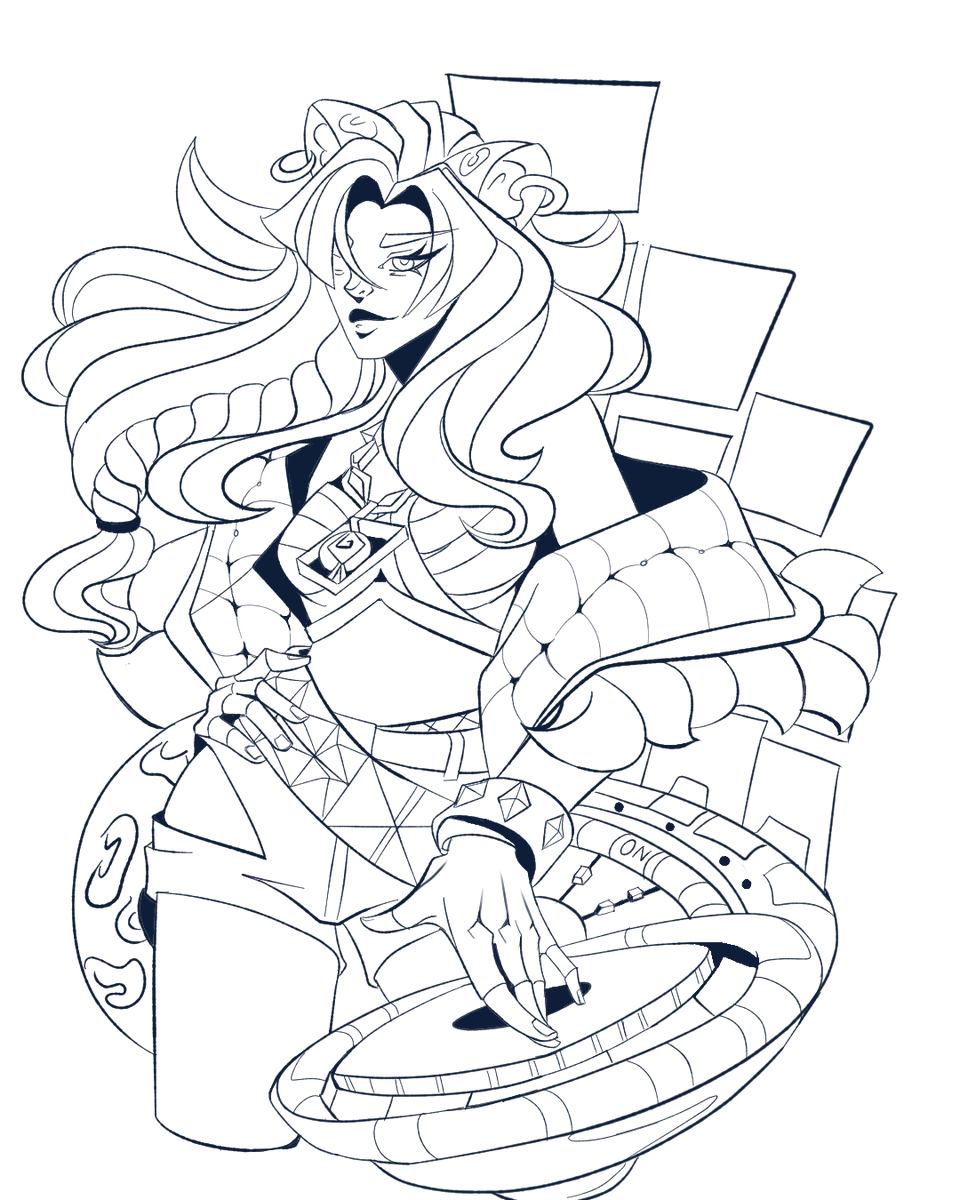 Funk_demonium's tweet photo. Terminado el lineart de mi fanart 
#lineart #Xilonen #GenshinImpact #Genshin #Genshin_Impact #GenshinMemes #fanart #Genshinfanart https://t.co/UHC7ThxWpR