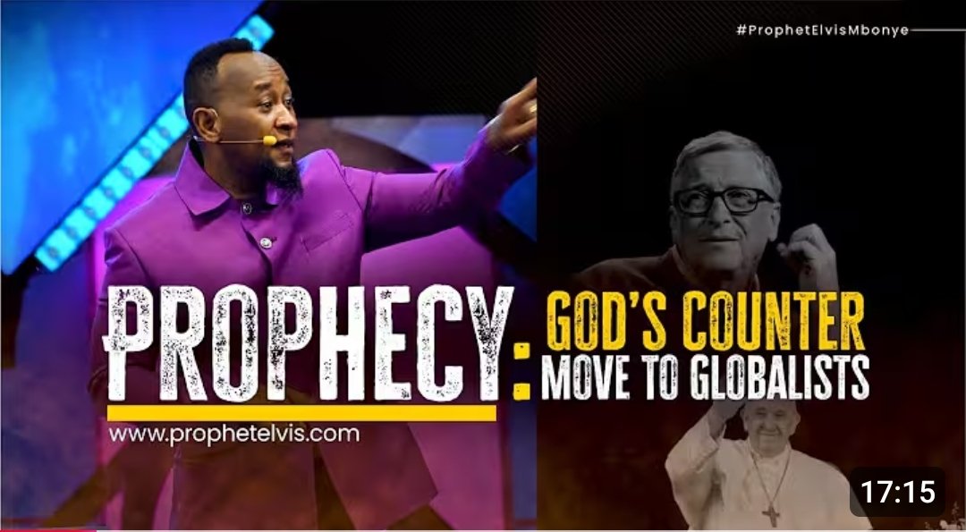 EdenK256's tweet photo. The rulers of this age are coming to NOTHING says #ProphetElvisMbonye 
WATCH👇
https://t.co/J2pCzjPg0r 
@RealAlexJones 
@TuckerCarlson 
@rustyrockets https://t.co/tHBVCmg2Yf