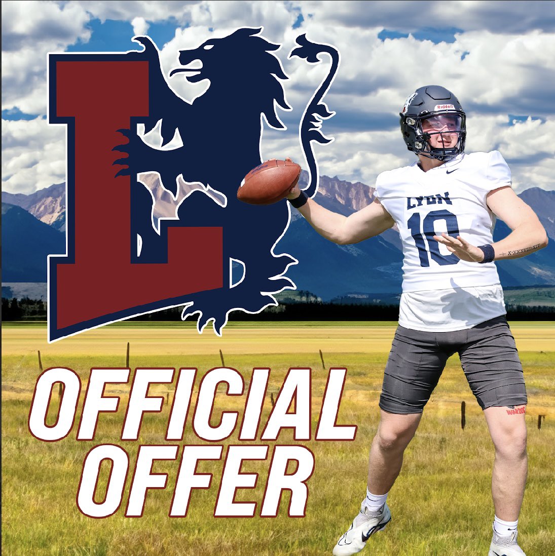 Dane Schlotzhauer (@daneschlotzhau2) on Twitter photo After an awesome conversation with <a href="/LyonHBC/">Chris Douglas 🏈</a> I’m very blessed to receive a scholarship offer from <a href="/_Lyon_Football/">Lyon Scots Football</a>
<a href="/wmdukejcmo/">william duke</a> <a href="/TiptonFtball/">Tipton Cardinal Football</a> <a href="/CoachSonne/">Bill Sonnemaker</a> <a href="/JPRockMO/">JP Rock</a> <a href="/573SportNetwork/">573 SN📢</a> <a href="/MidMOHSFB/">Mid-Mo HS Football</a> After an awesome conversation with <a href="/LyonHBC/">Chris Douglas 🏈</a> I’m very blessed to receive a scholarship offer from <a href="/_Lyon_Football/">Lyon Scots Football</a>
<a href="/wmdukejcmo/">william duke</a> <a href="/TiptonFtball/">Tipton Cardinal Football</a> <a href="/CoachSonne/">Bill Sonnemaker</a> <a href="/JPRockMO/">JP Rock</a> <a href="/573SportNetwork/">573 SN📢</a> <a href="/MidMOHSFB/">Mid-Mo HS Football</a>