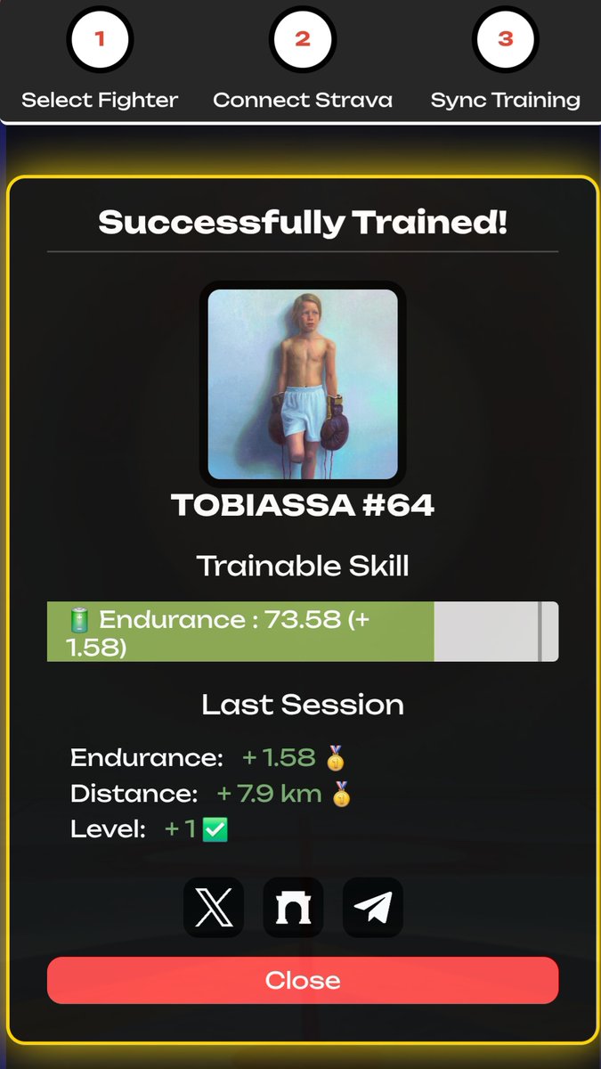 Hey💚 Back from training with young boy Tobiassa💪