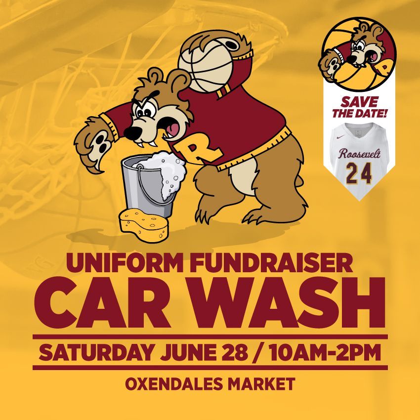 theveltmpls's tweet photo. π»ππ£ Save the Date for the Teddy Basketball uniform fundraiser Car Wash!
Saturday, June 28: 10am-2pm at Oxendales Market
Canβt make it? Donate: https://t.co/APpNMwThbp
Thank you for supporting Teddy Basketball!
#TheVeltMpls #TeddyNation #WeAreRoosevelt https://t.co/jyyuSZMwCf