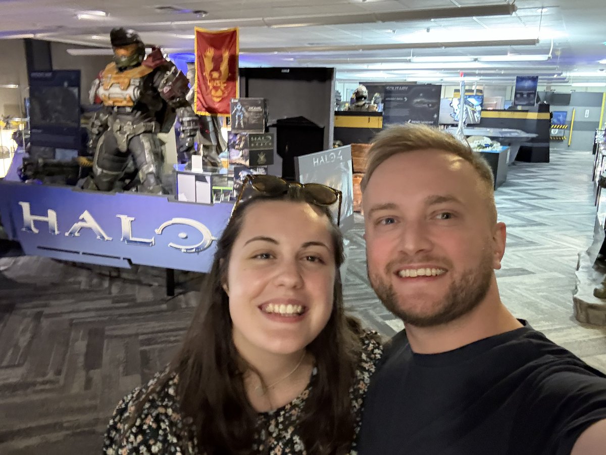 Now that we’re engaged she is contractually obligated to visit the Halo museum.
