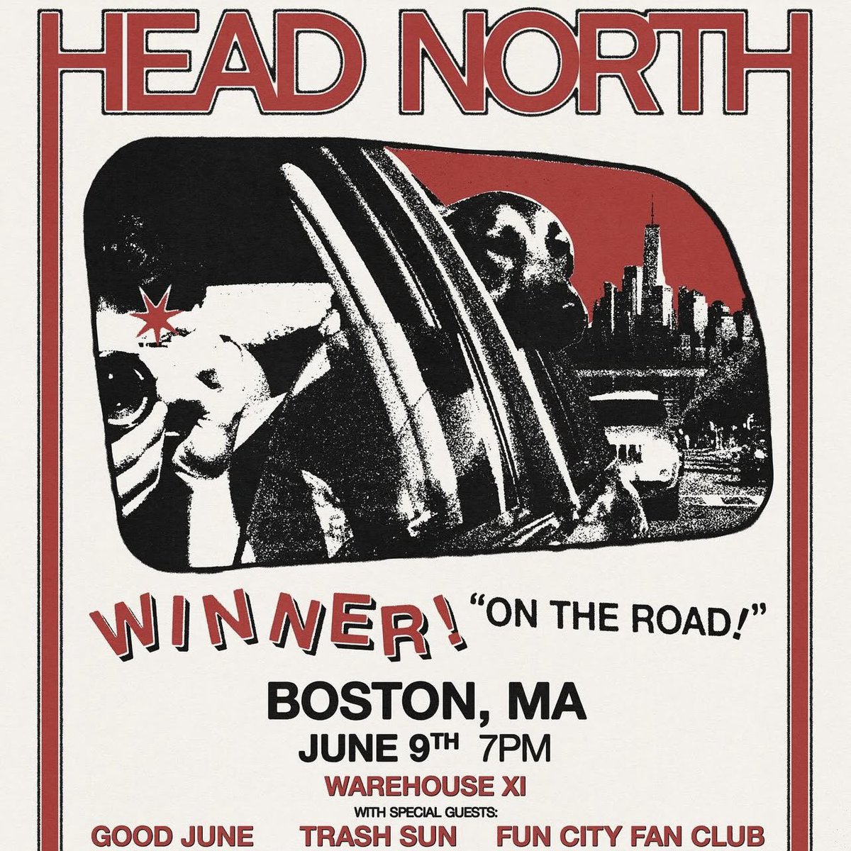 Good June (@goodjunema) on Twitter photo what’s up we are playing this show Monday and so stoked to be opening for <a href="/HeadNorthUSA/">Head North</a> in Somerville!!
(Jina is out of town so our buddy Joren will be filling in on drums just for this show!) what’s up we are playing this show Monday and so stoked to be opening for <a href="/HeadNorthUSA/">Head North</a> in Somerville!!
(Jina is out of town so our buddy Joren will be filling in on drums just for this show!)